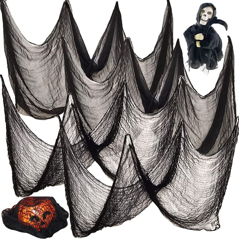 Photo 1 of  4 Pack Spooky Fabric Cloth,Creepy Cloth Decoration(85Inch,72Inch)
