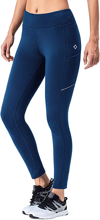 Photo 1 of  Women's Fleece Lined Leggings Winter Thermal Warm Pants with Pockets Great for Underneath Water Resistant   L 