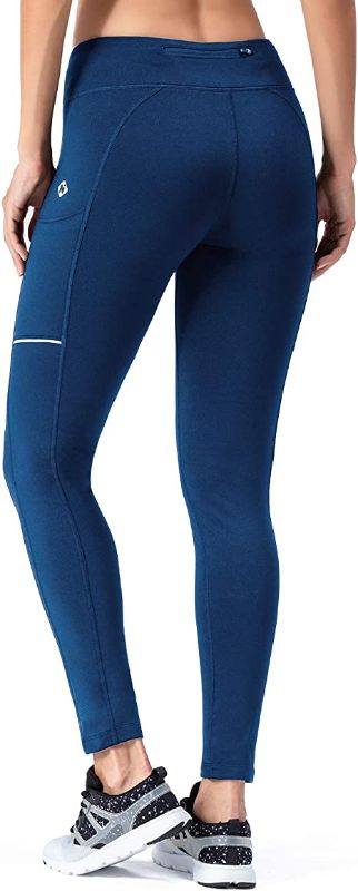 Photo 1 of  Women's Fleece Lined Leggings Winter Thermal Warm Pants with Pockets Great for Underneath Water Resistant  L
