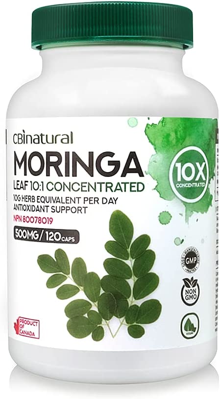 Photo 1 of 10:1 Concentrated Moringa 500mg 120 Capsules
