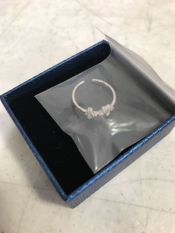 Photo 1 of  Horoscope Collection - Rhodium Clad Sterling Silver Cubic Zirconia Zodiac Constellation Symbol 12 Signs Ring for Women Mother's Day Gift
