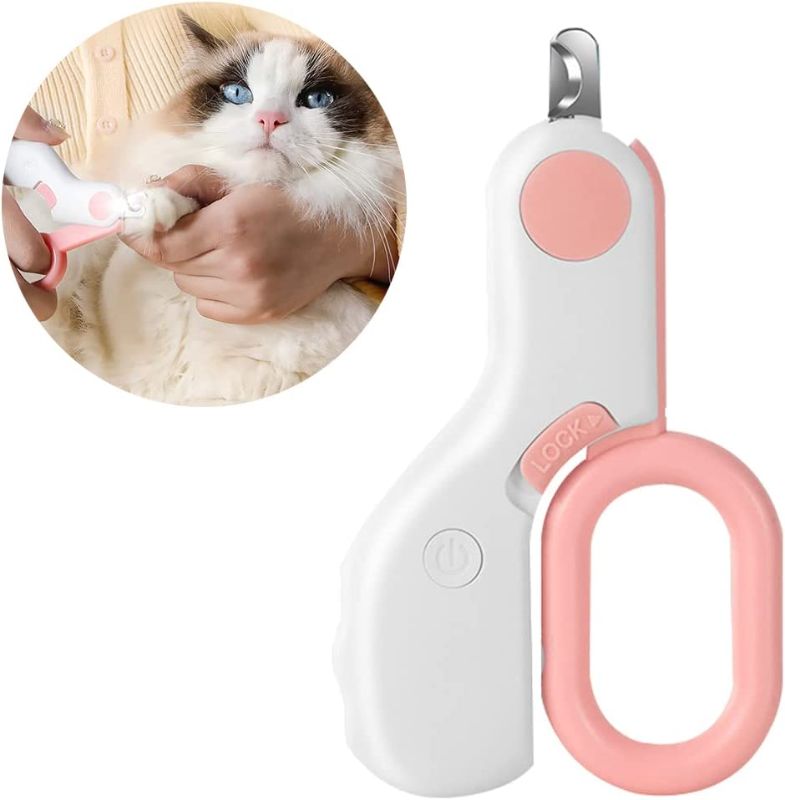 Photo 1 of  Dog Nail Trimmers with LED Light, Dog Nail Clipper for Small Dogs and Cats - Professional Grooming Tool for Pets
