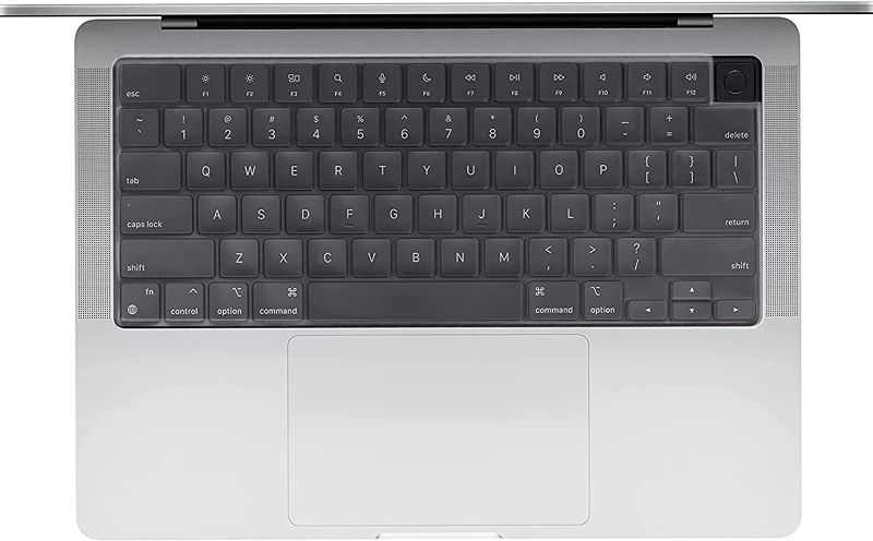 Photo 1 of Clear TPU Keyboard Cover Compatible with MacBook Air 13.6” A2681 M2 2022 Released & MacBook Pro 14 inch 2021(A2485) & MacBook Pro 14 inch 2021(A2442)
