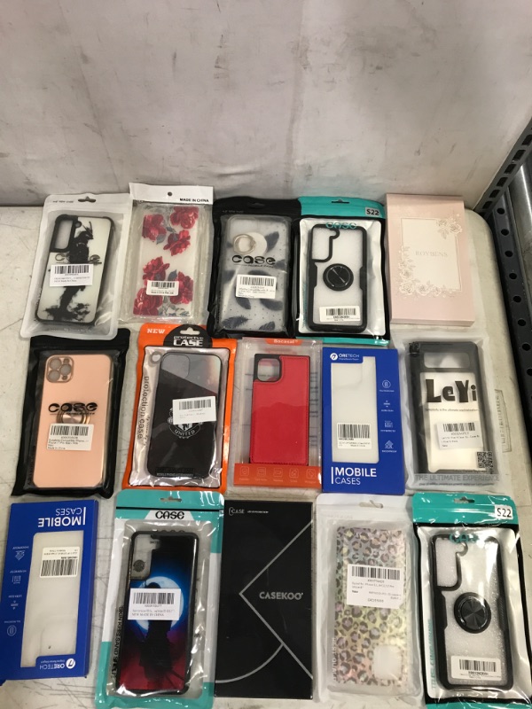 Photo 1 of 15 PCS PHONE CASE LOT -- SOLD AS IS -- NEW  - 