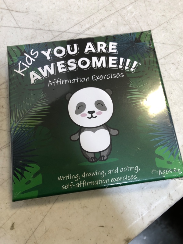 Photo 2 of You Are Awesome!!! Kids Affirmation Exercises 30 Cards Pre-school game to practice affirmations by Acting, Drawing and Writing. Self-Esteem, Calming affirmations, Confidence and self love boosting. Designed for kids to self guide themselves or interact as