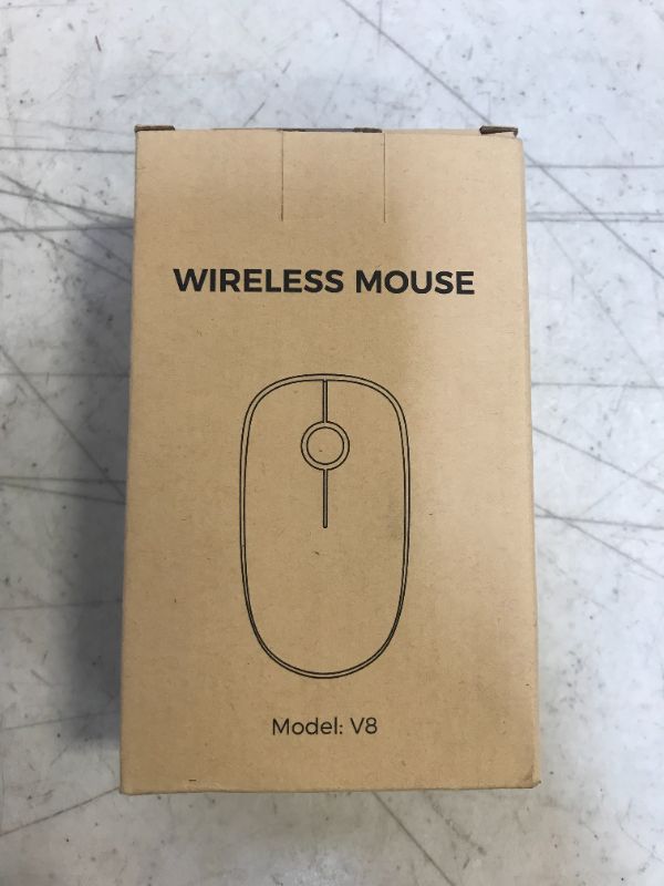 Photo 1 of RGB WIRELESS MOUSE, SLIM RECHARGEABLE FOR LAPTOP, 2.4G PORTABLE USB CORDLESS COMPUTER MOUSE