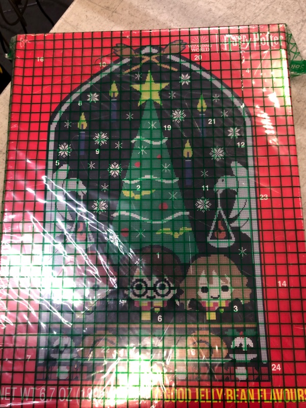 Photo 2 of Christmas Harry Potter Jelly Belly Advent Calendars (Pack of 2) with By The Cup Christmas Stickers