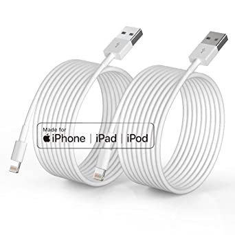 Photo 1 of iPhone Charger [Apple MFi Certified], 2Pack 6ft Fast Lightning Cable for Long iPhone Cable Cord, Apple Charging Cable Cord for iPhone 12/11 Pro/11/XS MAX/XR/8