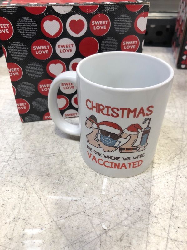 Photo 2 of 2021 Christmas Coffee Mug,Funny Christmas Holiday Coffee Cup, Coffee Mug-Mug in Decorative Christmas Gift Box,11 Oz (Style 3)