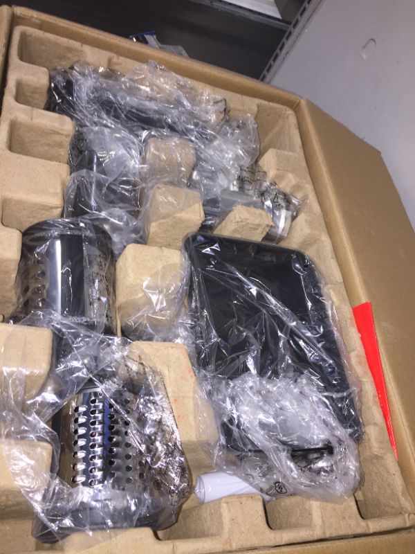 Photo 1 of ORFELD Food Processors 5 in 1 Multifunctional Meat Grinder Electric Sausage Stuffer Cold Press Juicer Food Chopper Salad Shooter,Home Kitchen Use Green