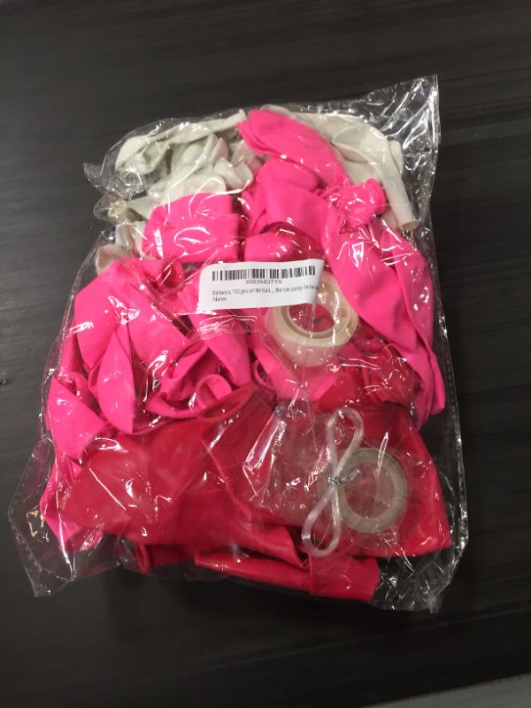 Photo 1 of Balloons 100 pcs white balloons, pink balloons and hot pink balloons, balloon arch kit, balloon garland kit. Pastel ballon garland kit, Party decorations, Birthday Balloons, Baby shower decorations