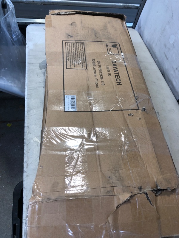 Photo 1 of DAYATECH 180W 20000 Lumen Dual-Head LED Work Light with Tripod Stand, 4 Brightness Adjustable, IP 65 Waterproof 10 Ft Power Cord 20000lm/4 Bightness Adjustable