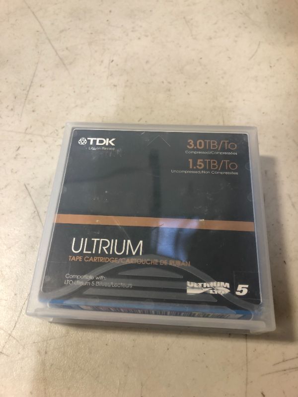 Photo 2 of TDK61857 - TDK 1/2amp;quot; Ultrium LTO-5 Cartridge