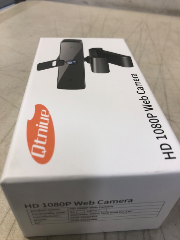 Photo 2 of Qtniue Webcam with Microphone and Privacy Cover, FHD Webcam 1080p, Desktop or Laptop and Smart TV USB Camera for Video Calling, Stereo Streaming and Online Classes 30FPS