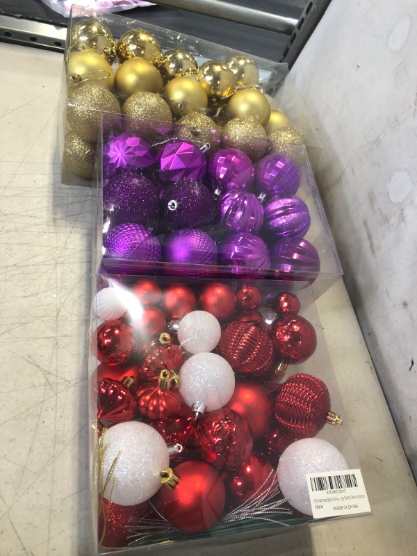 Photo 1 of 3 PACKS OF CHRISTMAS ORNAMENTS SET NEW ITEMS HOME DECOR