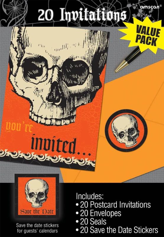 Photo 1 of Be Afraid Halloween Invitations Value Pack 20ct