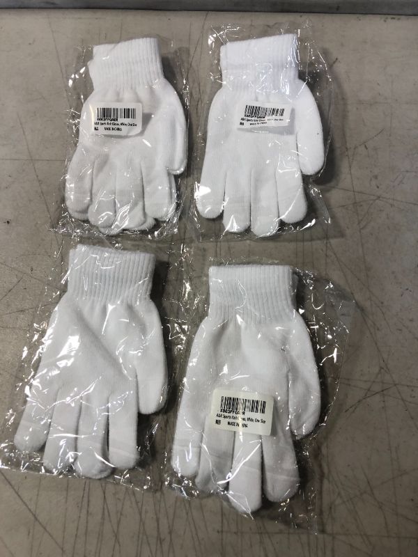 Photo 2 of 4 PACK -- A&R Sports Knit Gloves