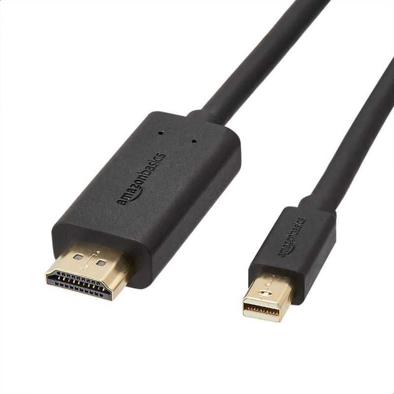 Photo 1 of Amazon Basics Mini DisplayPort to HDMI Cable - 3 Feet