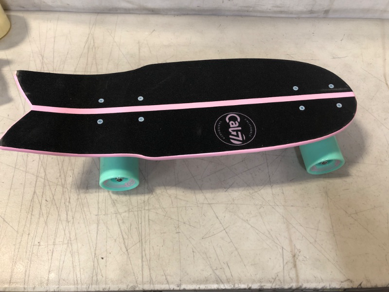 Photo 2 of Cal 7 Fishtail Deck 22-inch Mini Cruiser Skateboard