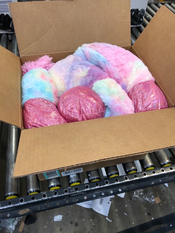 Photo 1 of Tezituor 43in Giant Unicorn Toys Plush ,Big Rainbow Pink Unicorn Stuffed Animals,Lovely Unicorn Birthday Decorations for Children ,Great Unicorns Gifts for Girls Rainbow-pink 43in