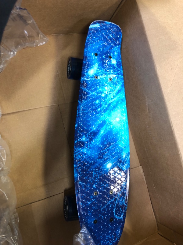 Photo 3 of 22 INCH SMALL SKATEBOARD PENNY BOARD BLUE 