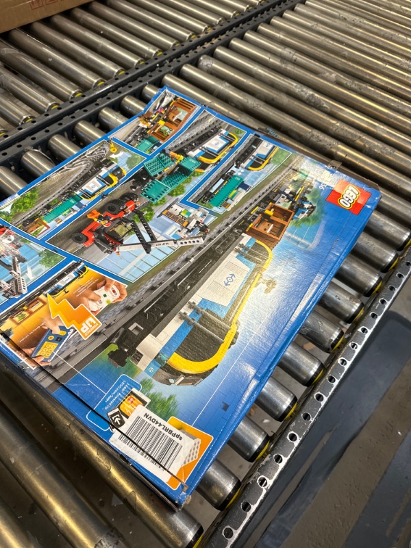 Photo 4 of LEGO City Freight Train 60336 Building Toy Set with Powered Up Technology for Boys, Girls, and Kids Ages 7+ (1,153 Pieces) FrustrationFree Packaging-----possibly missing some pieces due top usage 