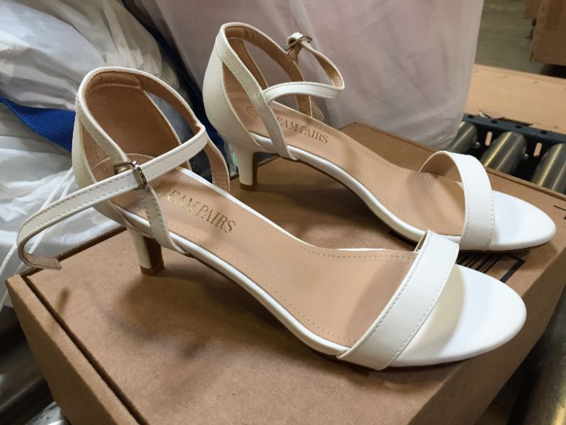 Photo 1 of DREAM PAIRS Women's Lexii Fashion Stilettos Open Toe Pump Heel Sandals -- Size 7
