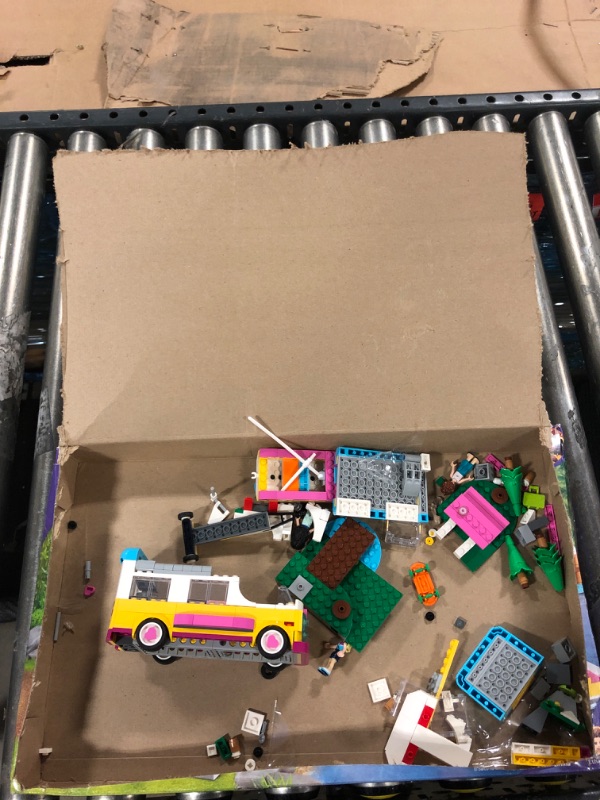 Photo 2 of ---SELL FOR PIECES---LEGO Friends Forest Camper Van and Sailboat 41681 Building Kit; Forest Toy; New 2021 (487 Pieces) Frustration-Free Packaging