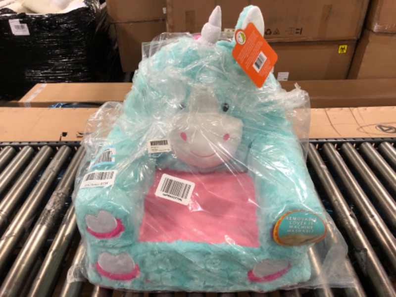 Photo 2 of Animal Adventure | Sweet Seats | Teal Unicorn | Soft Plush Children's Chair