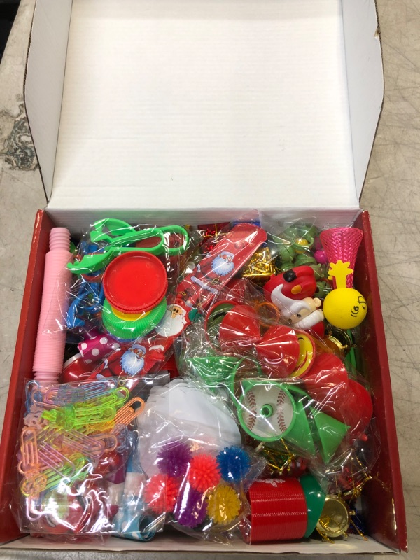 Photo 3 of 200 PCS Christmas Party Favor Toys Assortment Stocking Stuffers for Christmas Party Favors Treasure Box Toys, Carnival Prizes, School Classroom Rewards, Pinata Stuffers, Bulk Toys for Boys and Girls