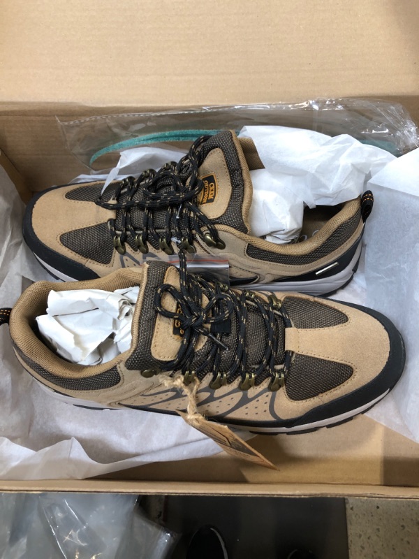 Photo 1 of B2R
CKKM Men's Waterproof Hiking Shoes Lightweight Non-Slip Low-Cut Trekking Hiking Sneakers Outdoor Backpacking Camping Climbing Shoes Brown