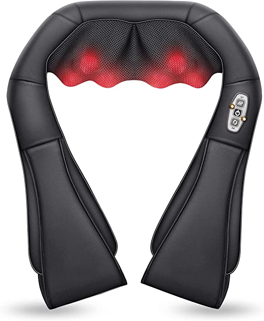 Photo 1 of COMFIER Shiatsu Neck and Shoulder Massager- Deep Kneading Massage Pillow with Heat, Back Massager, Pillow Massager as Valentines Day Gifts for Men / Women,Gifts for Mom / Dad