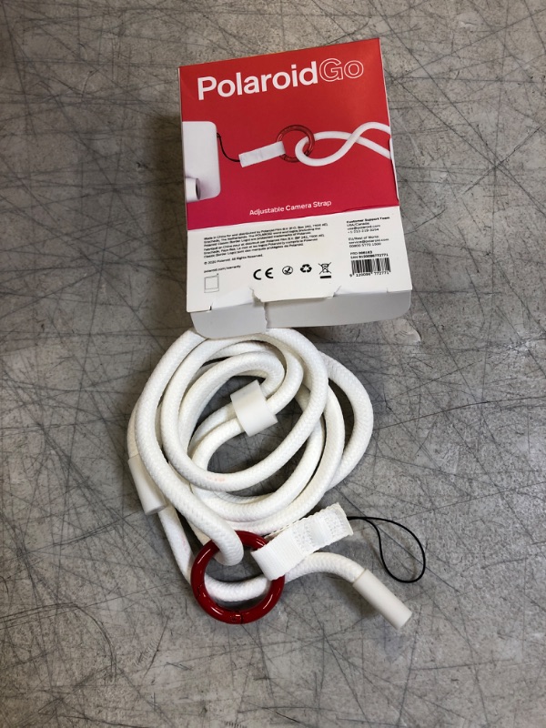 Photo 2 of Polaroid Go Adjustable Camera Strap - White - for Polaroid Go Camera (6163)