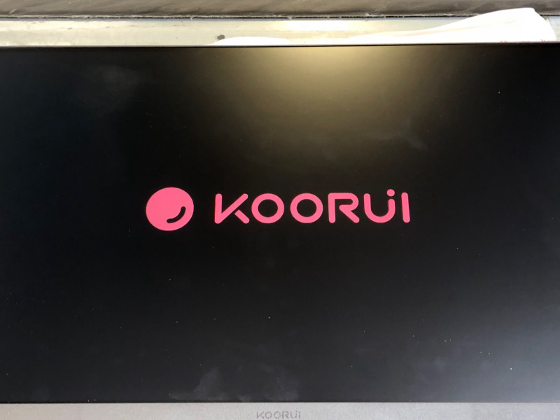 Photo 3 of KOORUI 24 Inch Computer Monitor Full HD 1920 x 1080p VA Display 75Hz 3000:1 Contrast Ratio with HDMI, VGA, Frameless, 75 x 75 mm VESA Mountable, Ergonomic Tilt, Black
