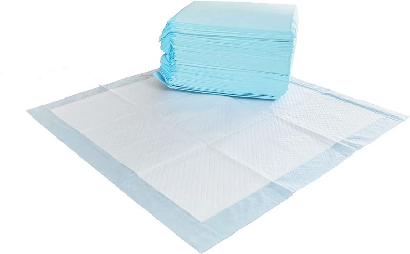 Photo 1 of Amazon Basics Leak-Proof, 5-Layer, Scented Dog Pee Pads for Potty Training, 22x22 inches-Pack of 50
