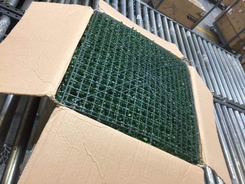 Photo 2 of 12 PCS 20"x 20" Artificial Boxwood Panels