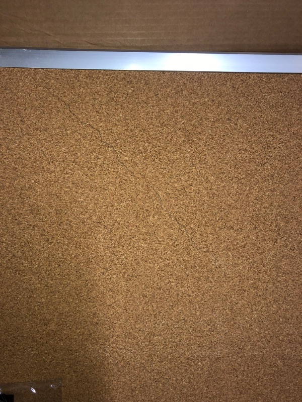 Photo 5 of Quartet Cork Board, Bulletin Board, 3' x 2' Corkboard, Aluminum Frame (2303) Aluminum Frame 3' x 2'