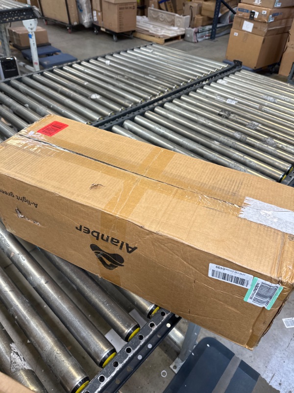 Photo 4 of ALANBER Inflatable Air Gymnastics Mat 10 ft , Air Tumbling Track Mat, Inflatable dock Mat, with Electric Air Pump, for Practice Gymnastics/Cheerleading/Tumbling/ Martial Arts/Water Sports… 10ft*3.3ft*6in(3*1*0.15M) Light green