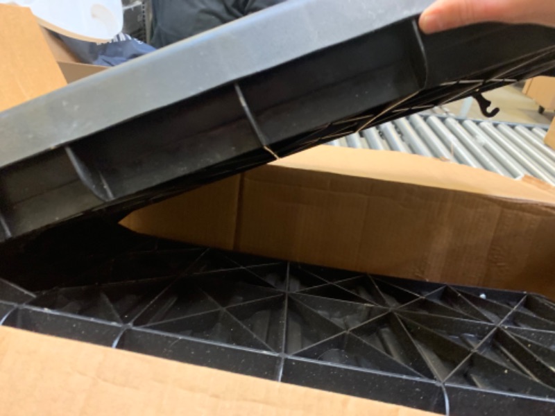 Photo 4 of MaxWorks 50524 61" Portable Folding Pet Ramp, Black --- Box Packaging Damaged, Moderate Use, Scratches and Scuffs on Plastic
