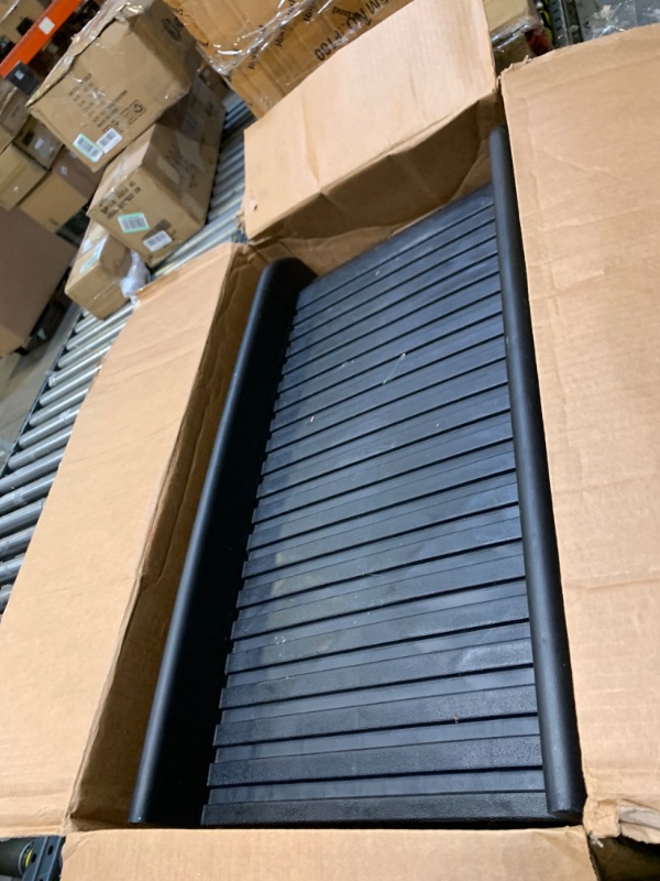 Photo 3 of MaxWorks 50524 61" Portable Folding Pet Ramp, Black --- Box Packaging Damaged, Moderate Use, Scratches and Scuffs on Plastic
