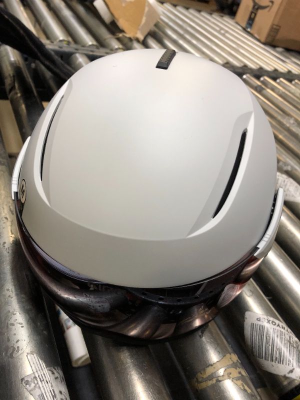 Photo 5 of Giro Orbit Spherical MIPS Ski Helmet - Snowboard Helmet with Integrated Shield/Visor for Men & Women Matte Light Grey M (55.5-59cm)