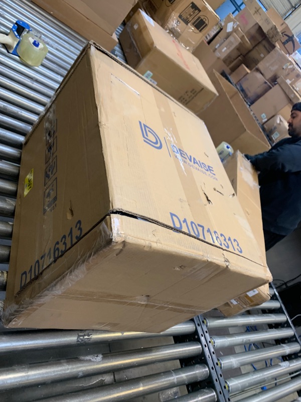 Photo 1 of DEVAISE 3 Drawer Mobile File Cabinet Under Desk Office, Fully Assembled Except Casters, Letter/Legal Size, Black Black 14.6" Wx 17.1" Dx 23.6" H --- Box Packaging Damaged, Item is New
