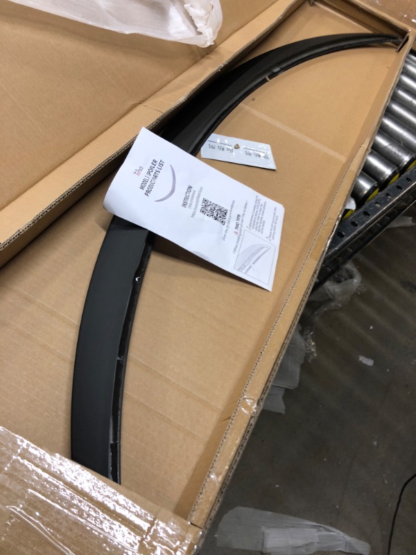 Photo 1 of Xipoo Fit Tesla Model 3 Spoiler Trunk Spoiler Wing Rear Spoiler Wing Lip for 2017-2022 Tesla Model 3 Accessories (Matte Black, Model 3 Original Model Spoiler) Matte Black Model 3 Original Model Spoiler