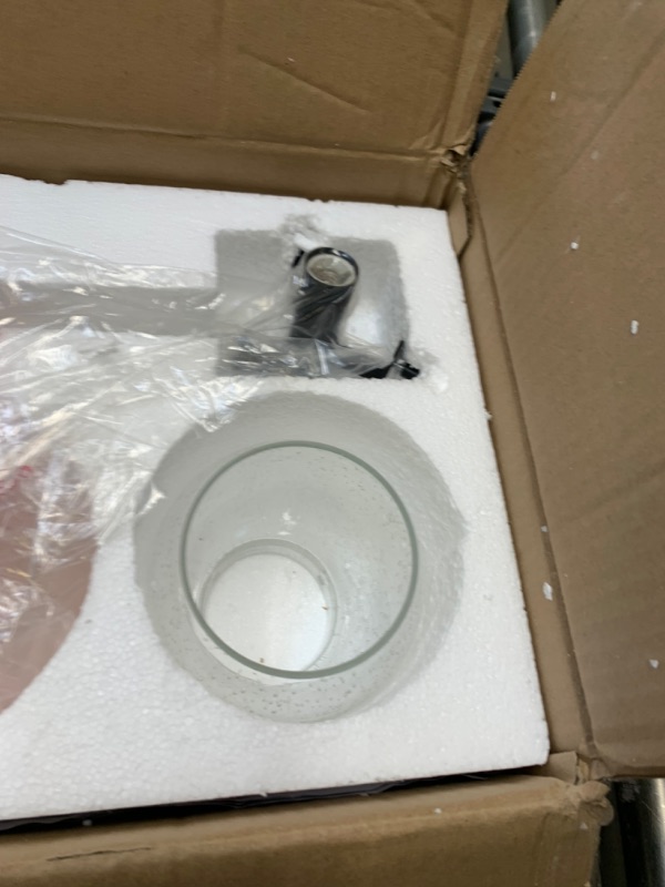 Photo 6 of Durent Lighting Modern Farmhouse Bathroom Light Fixtures, Black Bathroom Vanity Lights Over Mirror, 4 Light Vanity Lighting with Seeded Glass Shade 4-Light --- Box Packaging Damaged, Item is New, Item is Missing Hardware