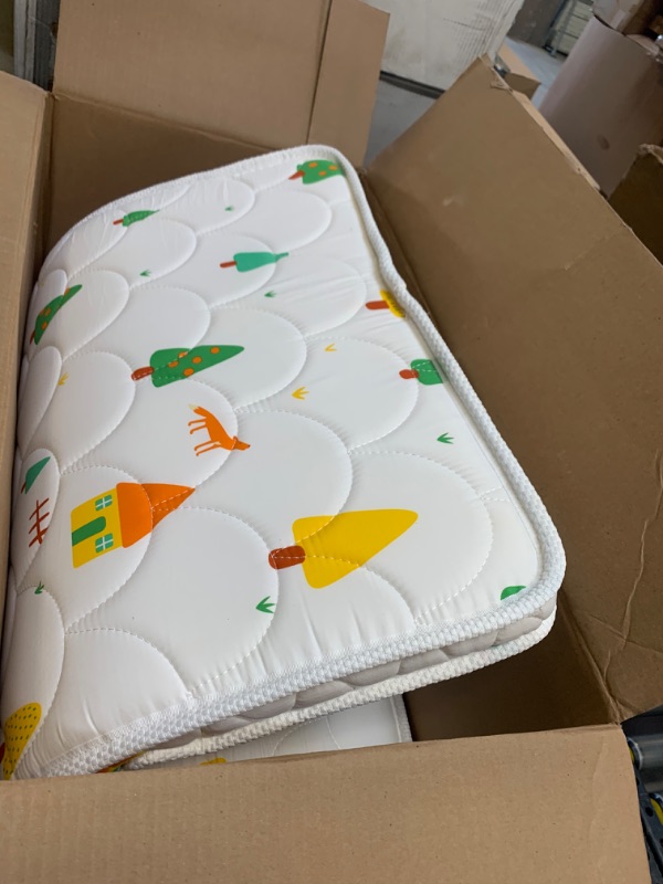 Photo 3 of Baby Crib Mattress --- Box Packaging Damaged, Moderate Use, Dirty From Previous Use
