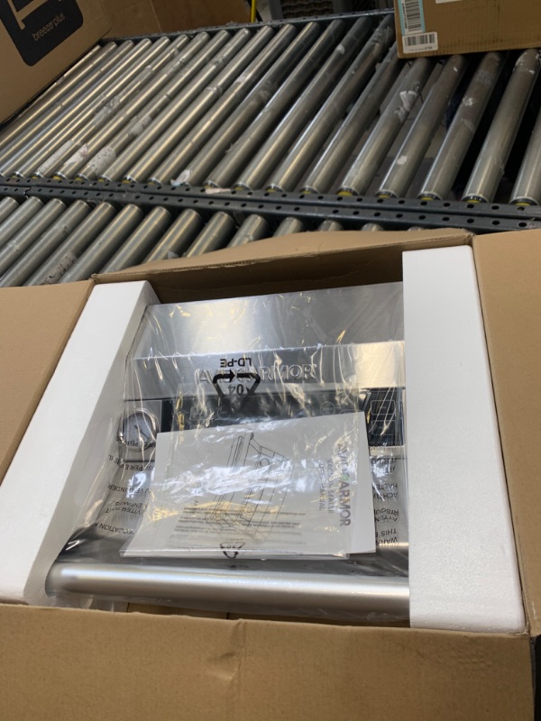 Photo 1 of Avid Armor A420 Vacuum Sealer Machine, Locking Lid, Roll Storage with Cutter 12" Seal Bar, User Friendly Digital Controls, Stainless Construction, Space Saving - Stores Upright, Starter Roll Included --- Box Packaging Damaged, Item is New

