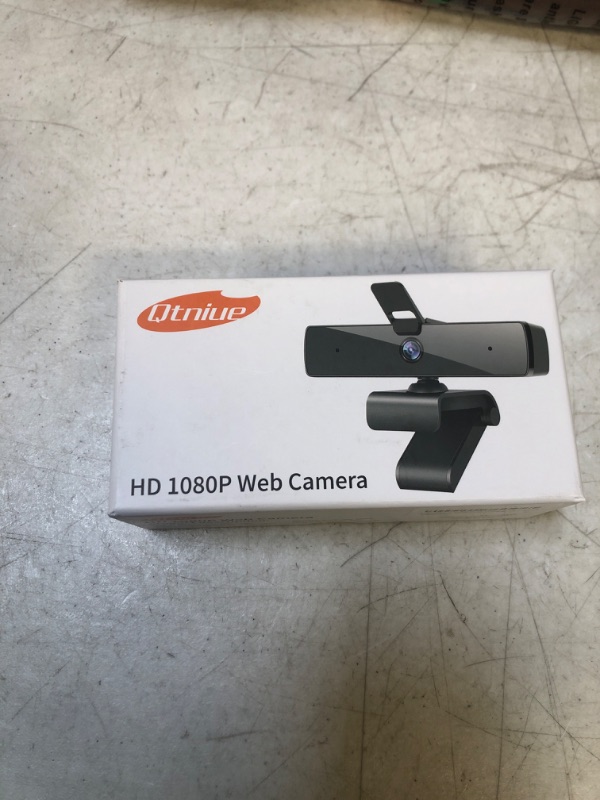 Photo 2 of Qtniue Webcam with Microphone and Privacy Cover, FHD Webcam 1080p, Desktop or Laptop and Smart TV USB Camera for Video Calling, Stereo Streaming and Online Classes 30FPS