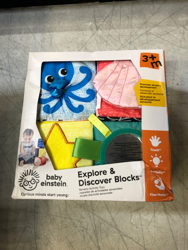 Photo 2 of Baby Einstein Explore & Discover Soft Blocks Toys, Ages 3 months +
