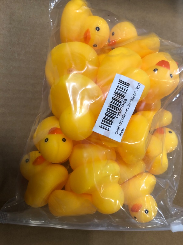 Photo 2 of Codall Mini Yellow Rubber Bath Ducks for Child?2.1", 20pcs?