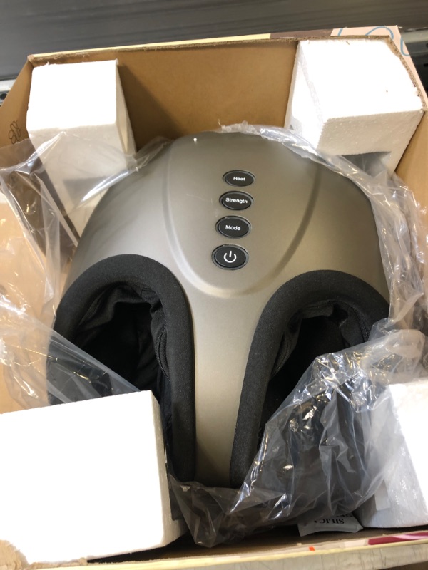 Photo 1 of Breo Shiatsu Foot Massager Machine with Soothing Heat for Plantar Fasciitis & Neuropathy, Relax Gifts for Family, Mom, Dad, Christmas, Fits Feet Up to Men Size 12